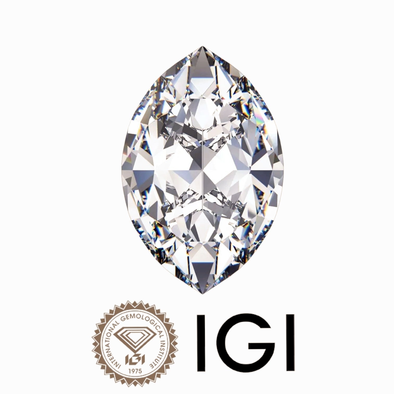 1.51 Carat Marquise Wholesale IGI Certified Lab Grown Loose Diamond. (Clarity VVS2 / F Color)