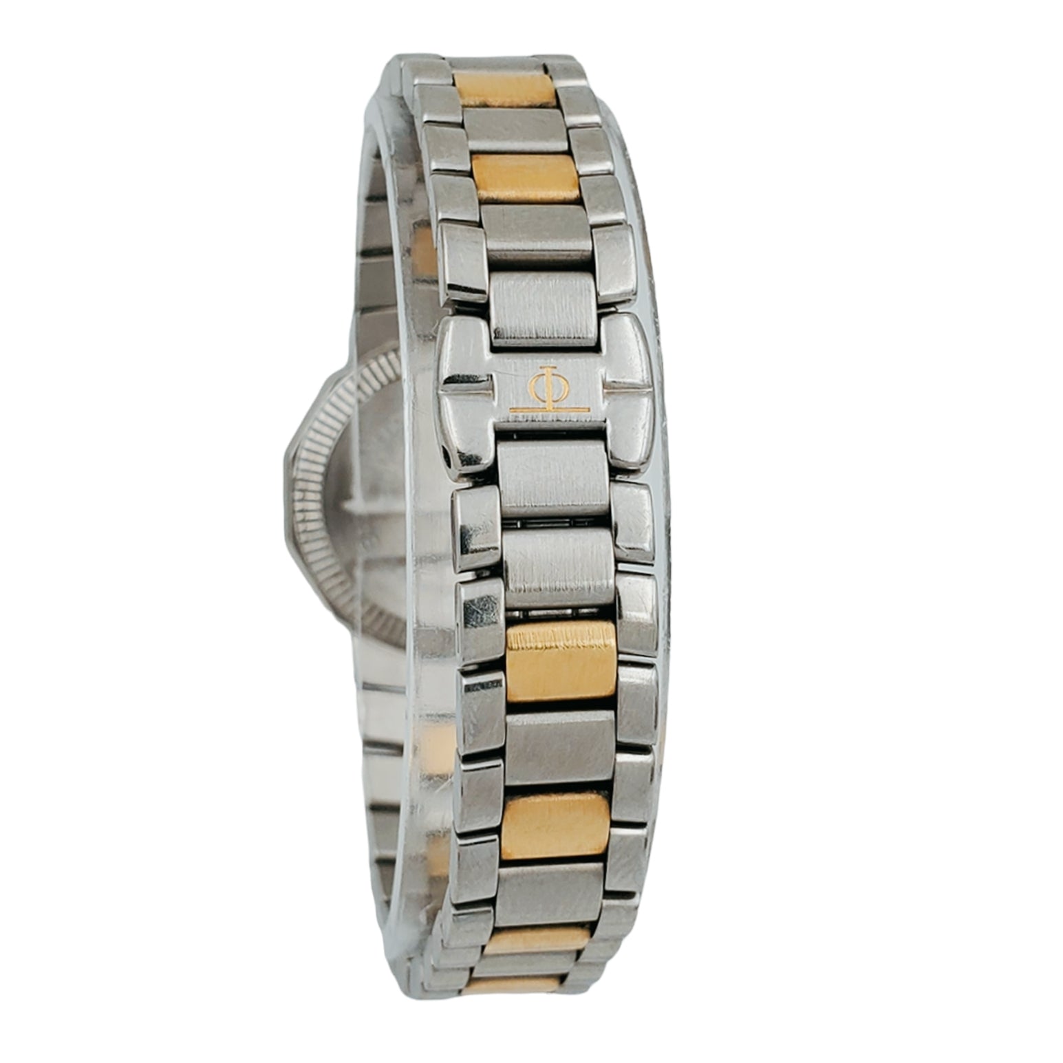 Ladies Baume & Mercier Riviera Two Tone Gold Plated / Stainless Steel Wristwatch with Mother of Pearl Dial. (Pre-Owned)