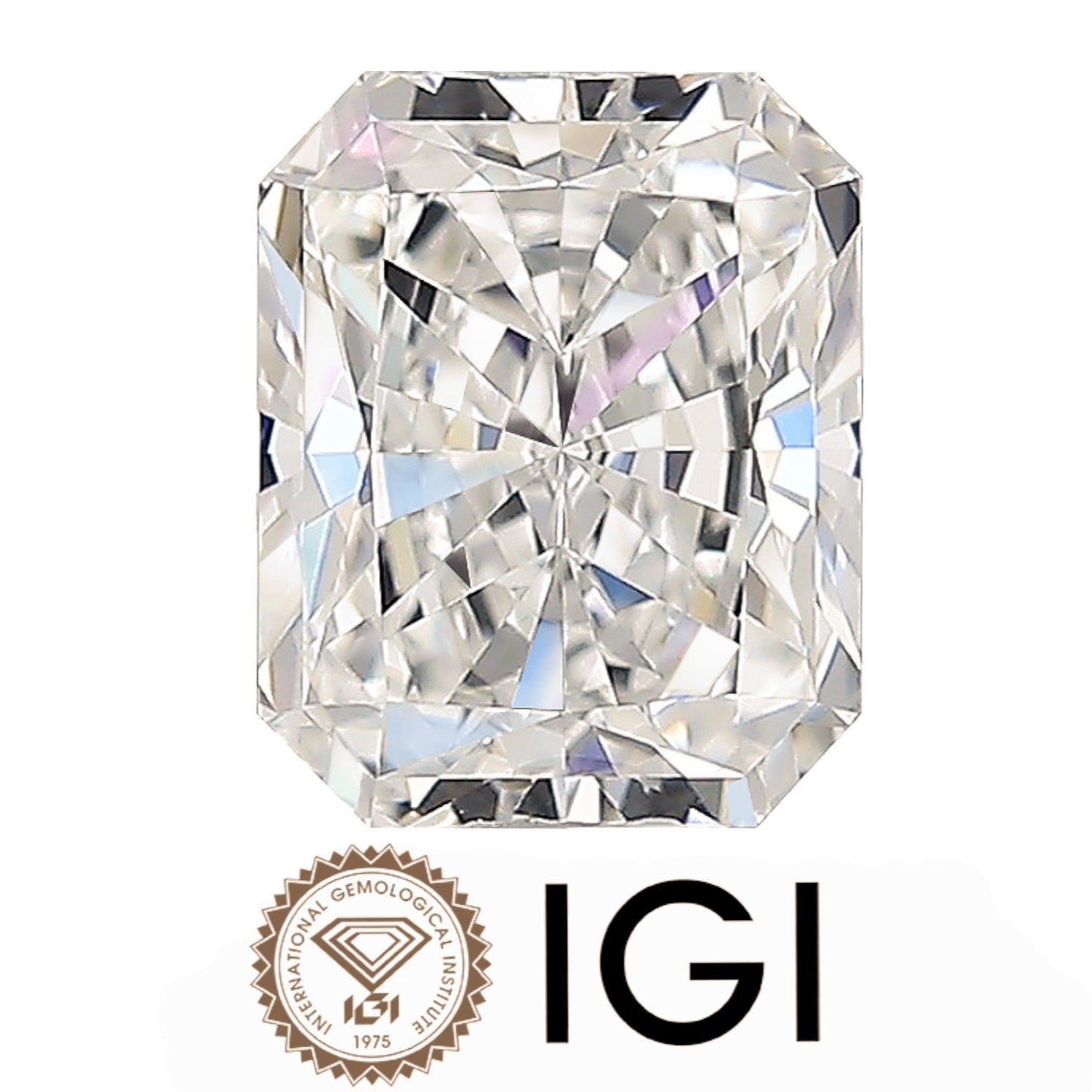 1.54 ct. Radiant Wholesale IGI Certified Lab Grown Loose Diamond. (SI1 / E)