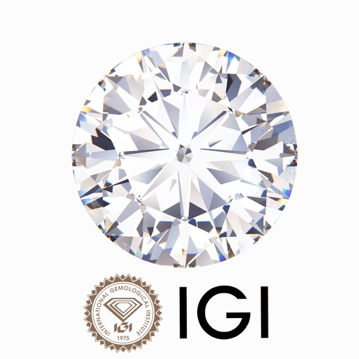 2.11 Carat Round Wholesale IGI Certified Lab Grown Loose Diamond. (Clarity VVS2 / F Color)