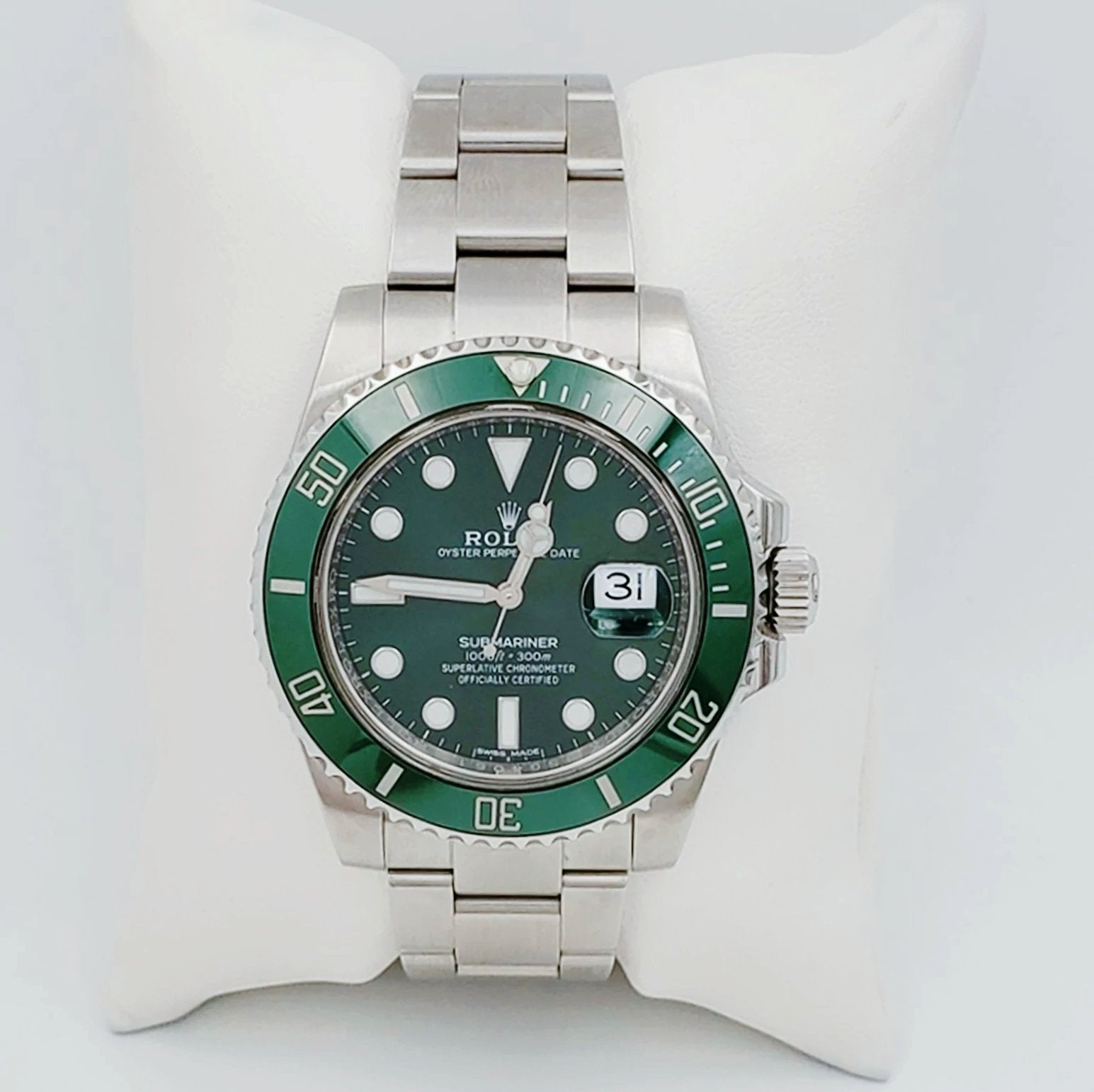 Rolex Submariner Date, Green Dial, Green Bezel, Steel, 116610LV