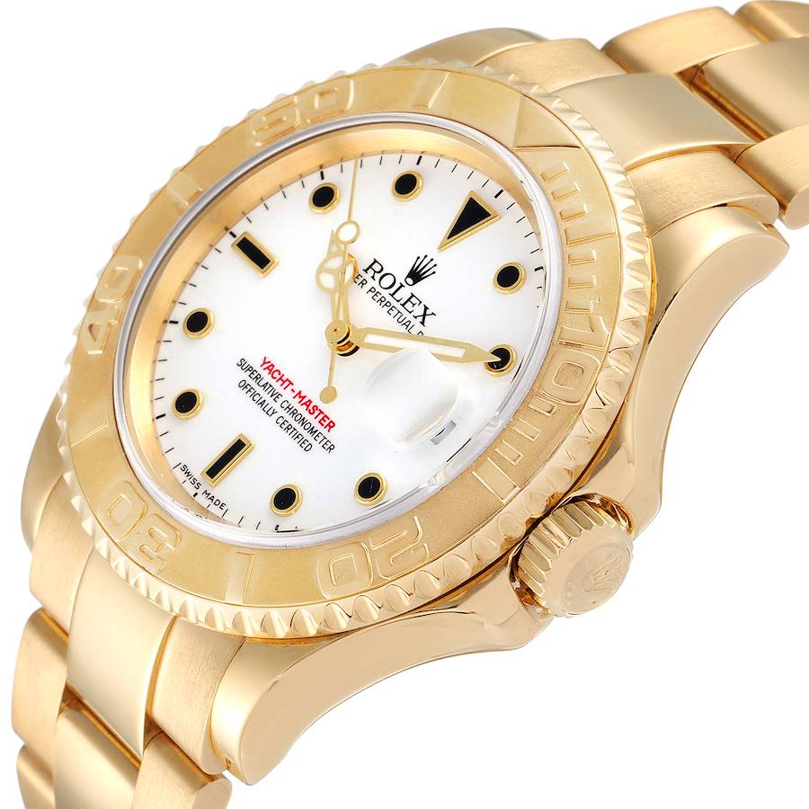 Pre Owned Rolex 18ct Yellow Gold Yacht-Master 40mm Watch - Banks Lyon